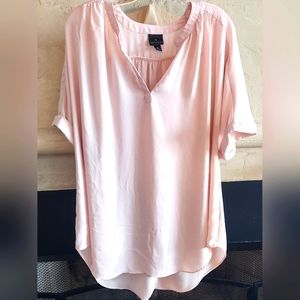 Blush Pink Worthington Blouse, size XL